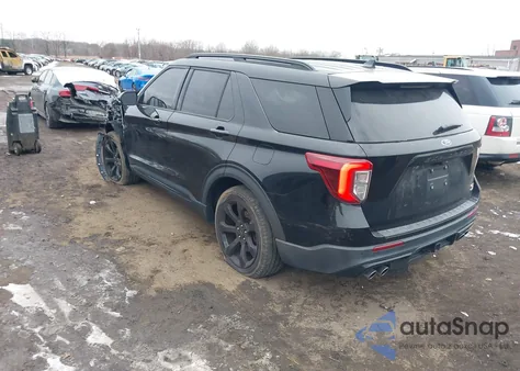 2021 Ford Explorer St из США, поврежденный, VIN 1FM5K8GC3MGC11863